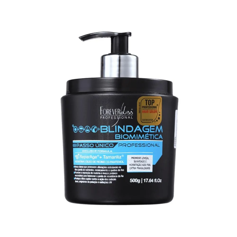 BLINDAGEM CAPILAR MáSCARA FOREVER LISS BIOMIMéTICA - 500G