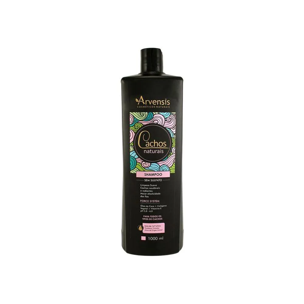 SHAMPOO ARVENSIS CACHOS NATURAIS SEM SULFATO - 1L