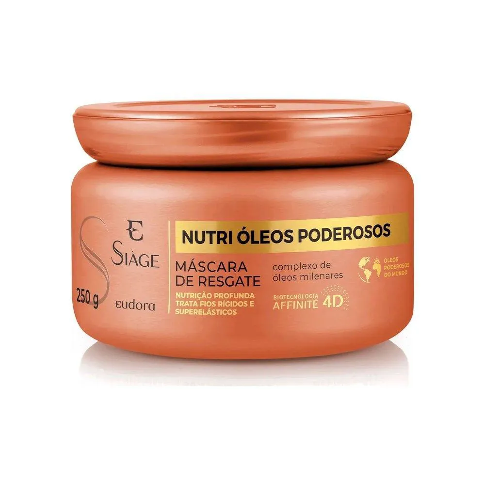 MáSCARA EUDORA SIàGE NUTRI ÓLEOS PODEROSOS - 250ML