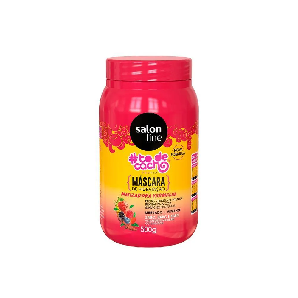 MáSCARA SALON LINE MAIONESE MATIZADORA VERMELHA - 500G | Droga Raia