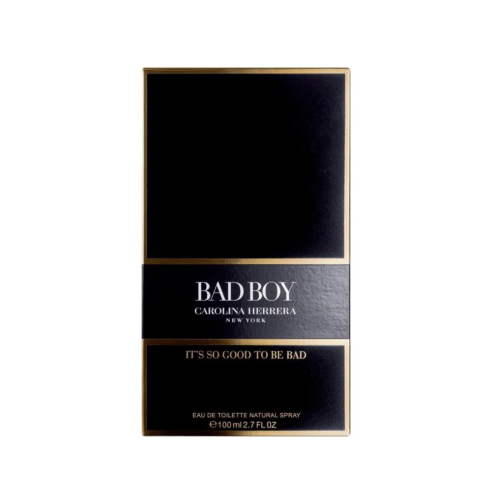 Perfume Masculino Eau De Toilette Carolina Herrera Bad Boy - 100ml