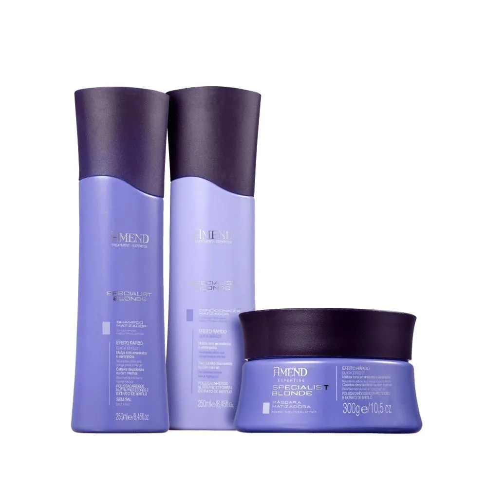 KIT AMEND SPECIALIST BLONDE (3 PRODUTOS)