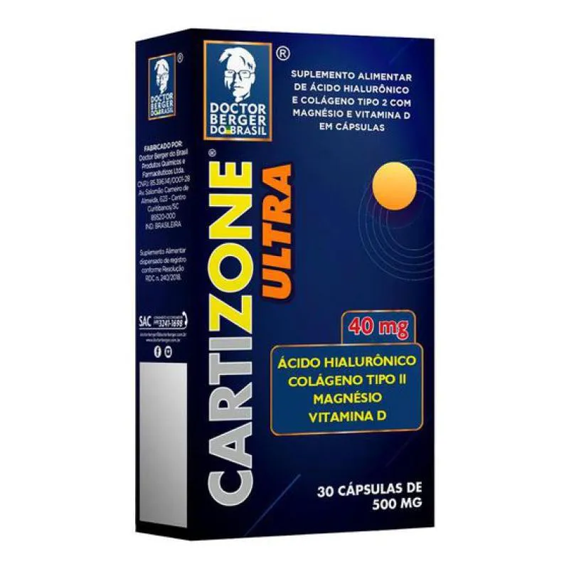 CARTIZONE ULTRA 500MG C/30 CáPSULAS