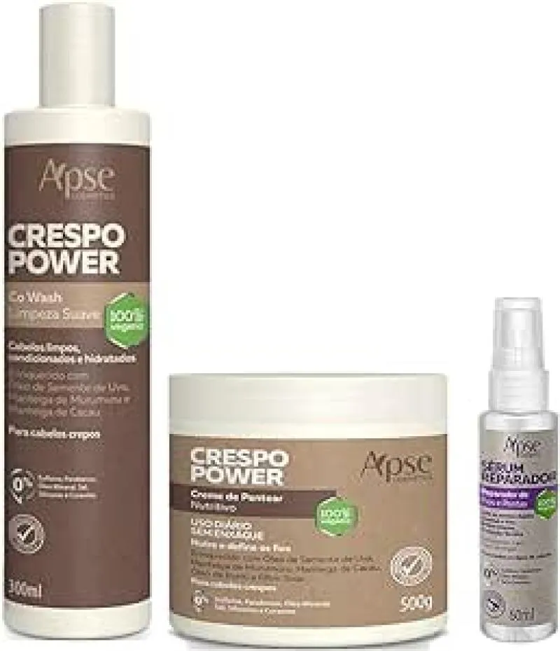 APSE CRESPO POWER CO WASH E CREME DE PENTEAR + SéRUM