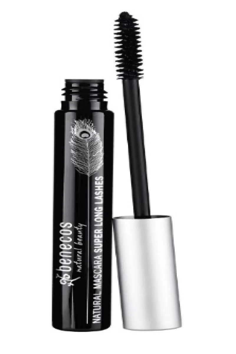 MáSCARA PARA CíLIOS SUPER LONG LASHES CARBON BLACK BENECOS 8ML