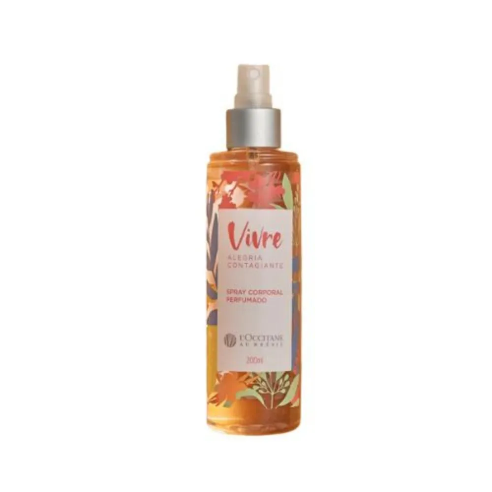Vivre Alegria Contagiante L'Occitane Deo Colônia 200ml - Perfume Unissex