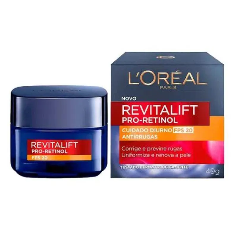 CREME FACIAL ANTIRRUGAS L´ORéAL PARIS REVITALIFT FPS20 - 49G