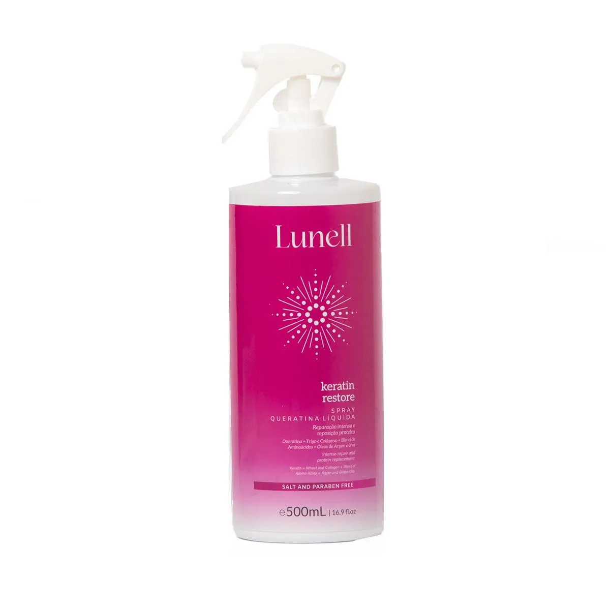 QUERATINA LíQUIDA LUNELL KERATIN RESTORE 500ML
