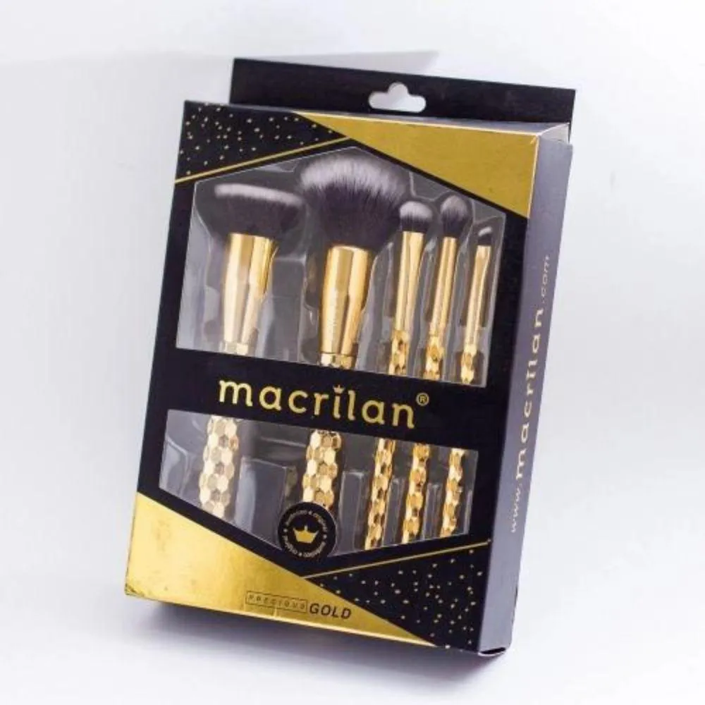 MACRILAN ED006 KIT DE PINCEIS PRECIOUS GOLD