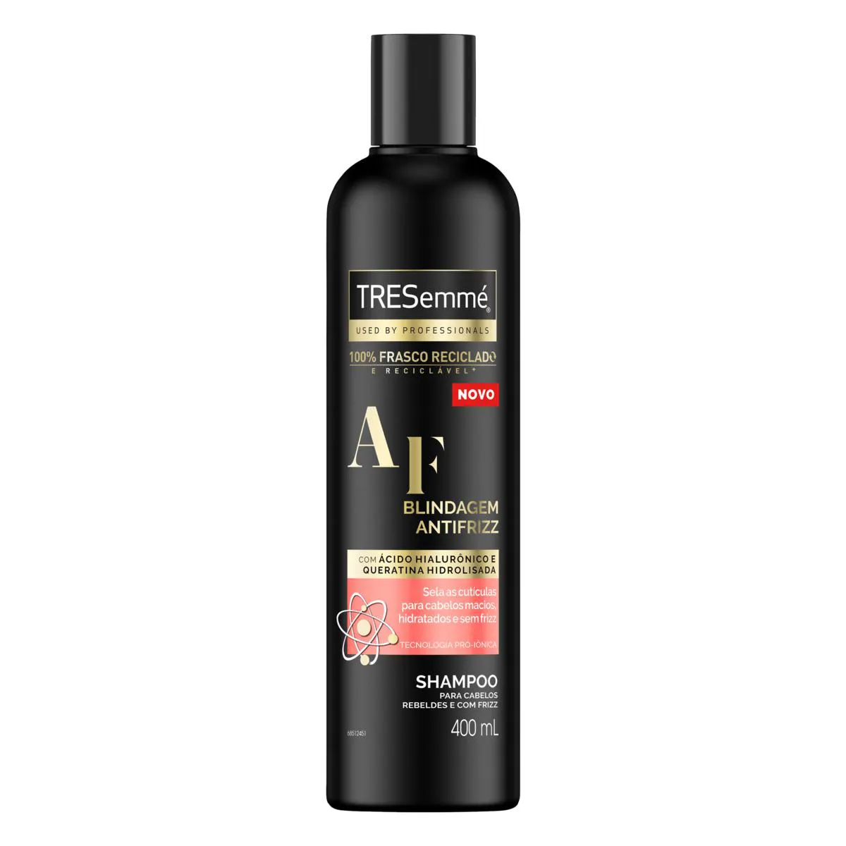 Shampoo TRESemmé Blindagem Antifrizz Hidratação 400ml