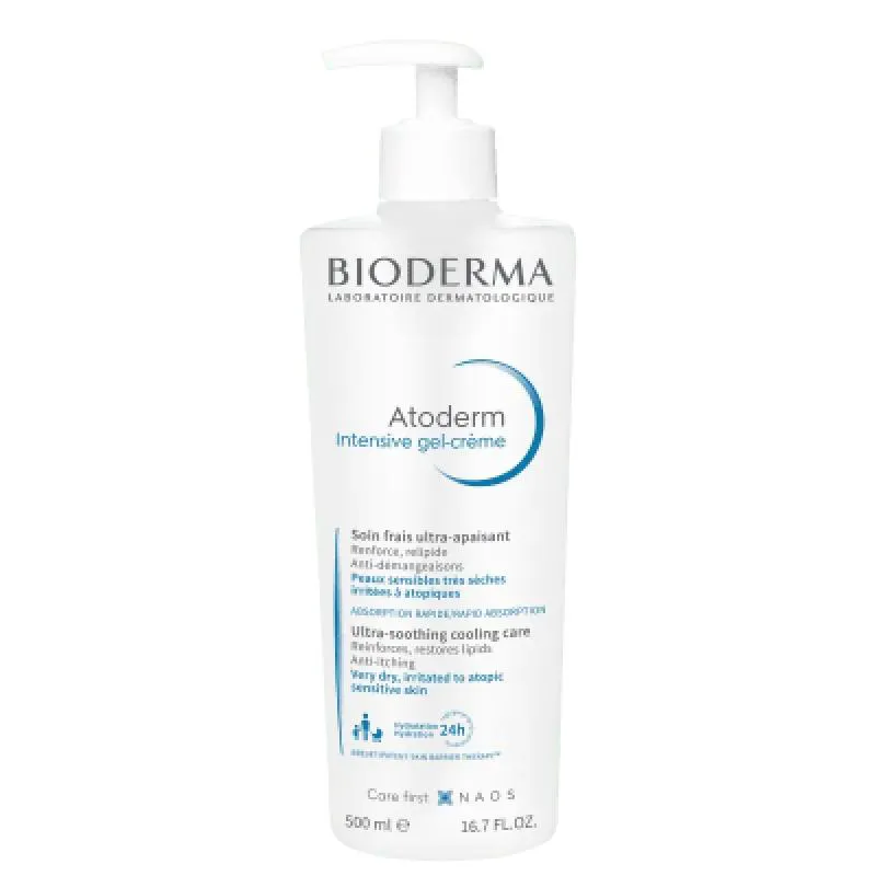 GEL-CREME DE HIDRATAçãO INTENSA BIODERMA ATODERM INTENSIVE 500ML