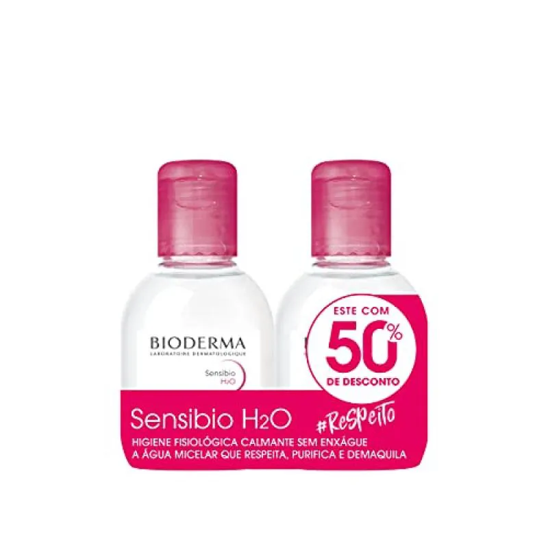 KIT BIODERMA SENSIBIO H2O DUO - ÁGUA MICELAR 2X100ML