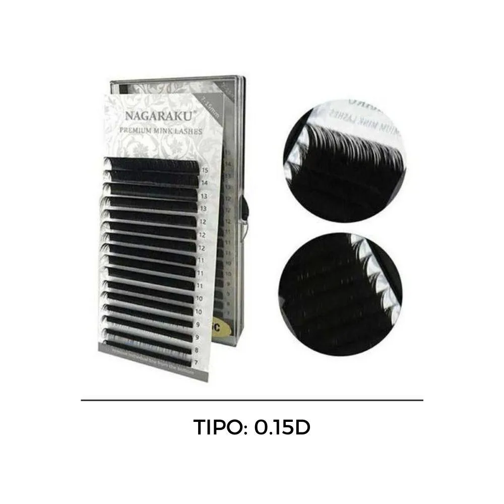 NAGARAKU CILIOS CINZA MIX 0.15 D
