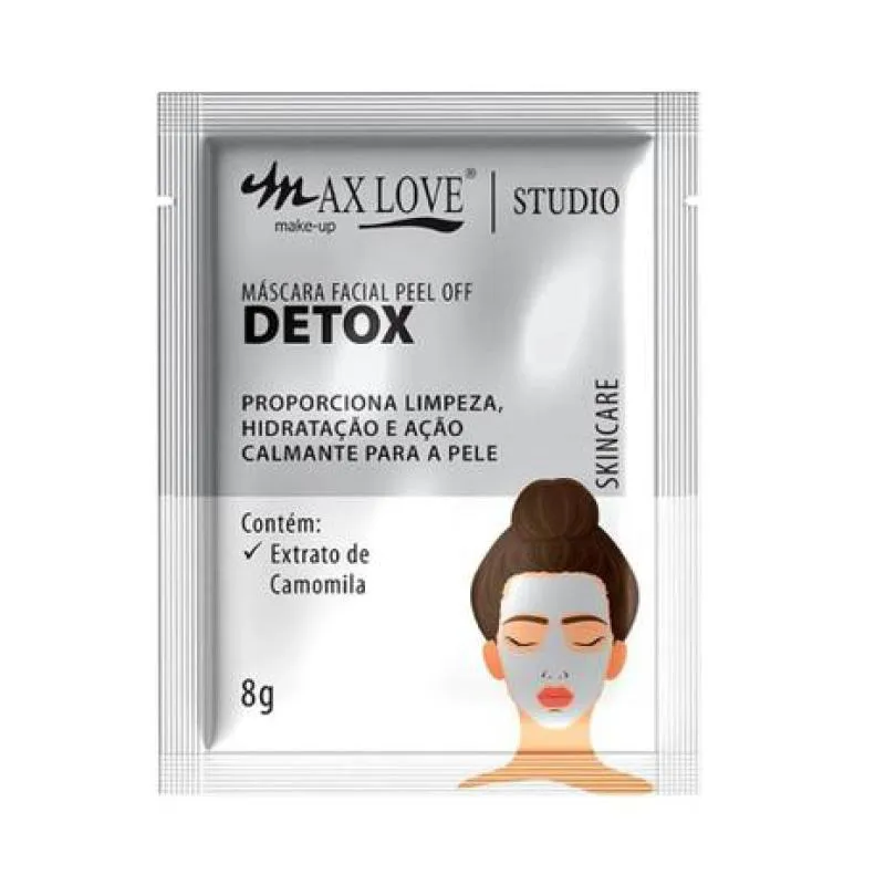 MáSCARA FACIAL PEEL OFF 8G MAX LOVE Detox