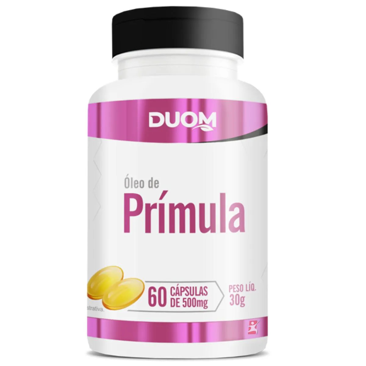 ÓLEO DE PRIMULA 500MG SAÚDE E BELEZA DA MULHER 60 CÁPSULAS - DUOM