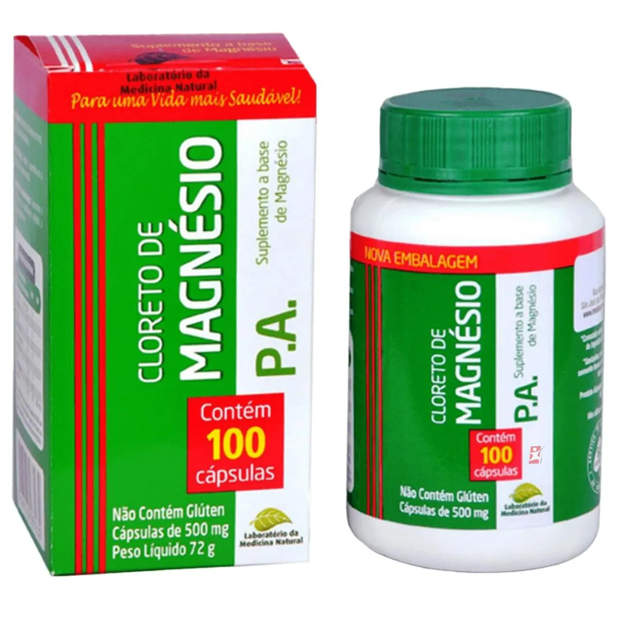 CLORETO MAGNESIO PA P.A 100 CAPSULAS - MEDINAL | Drogasil