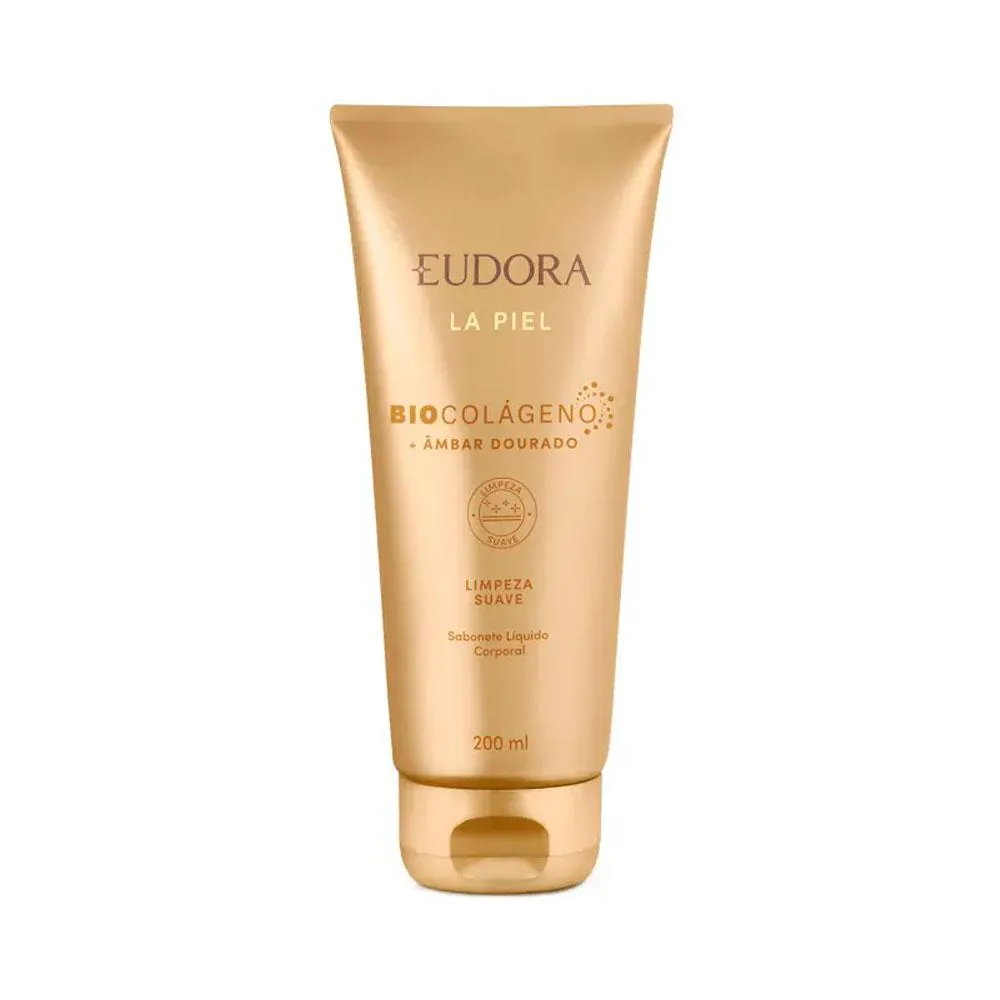 SABONETE LíQUIDO CORPORAL LA PIEL ÂMBAR DOURADO 200ML