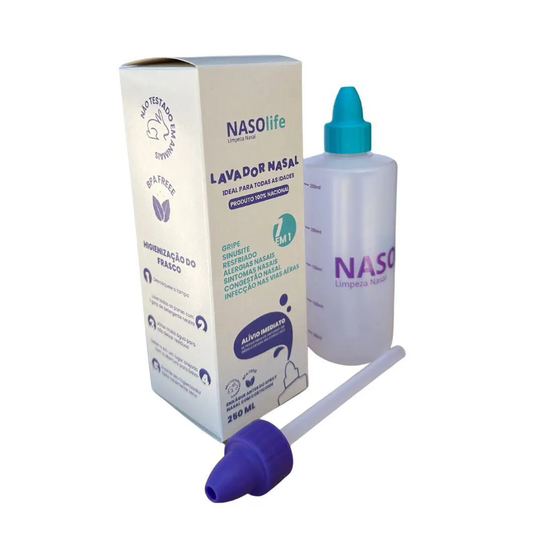 LAVADOR NASAL ADULTO E INFANTIL - NASOLIFE 2 BICOS