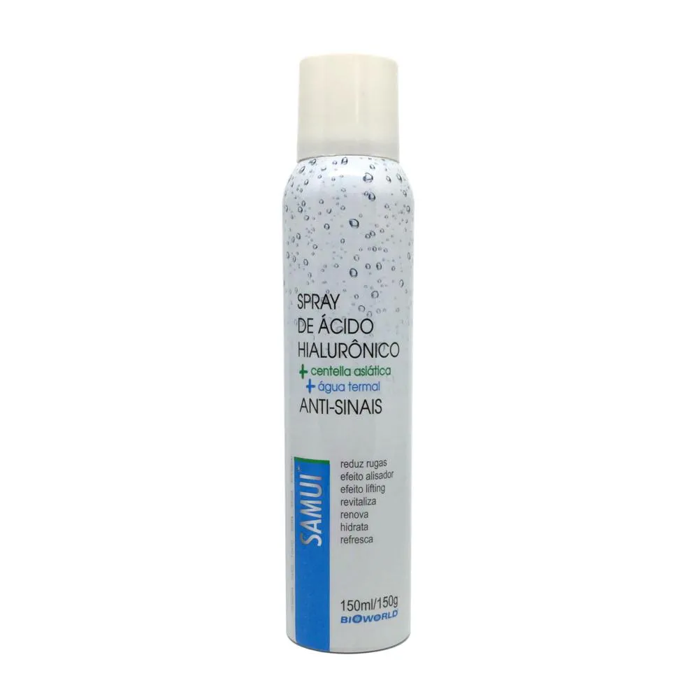 Spray Antisinais Micrex-BioWorld Com Ácidos Hialurônicos, Água Termal, Centella Asiática e Outras 5 Plantas 150ml 