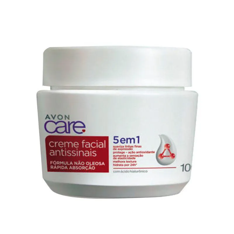 AVON CARE 5 EM 1 CREME FACIAL ANTISSINAIS 100G | Droga Raia
