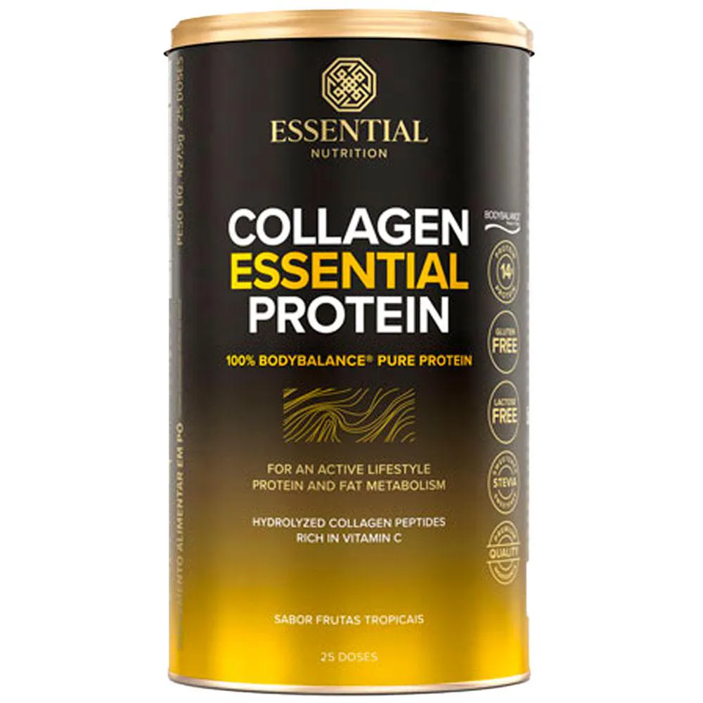 COLLAGEN ESSENTIAL PROTEIN FRUTAS TROPICAIS - (427,5G) - ESSENTIAL NUTRITION