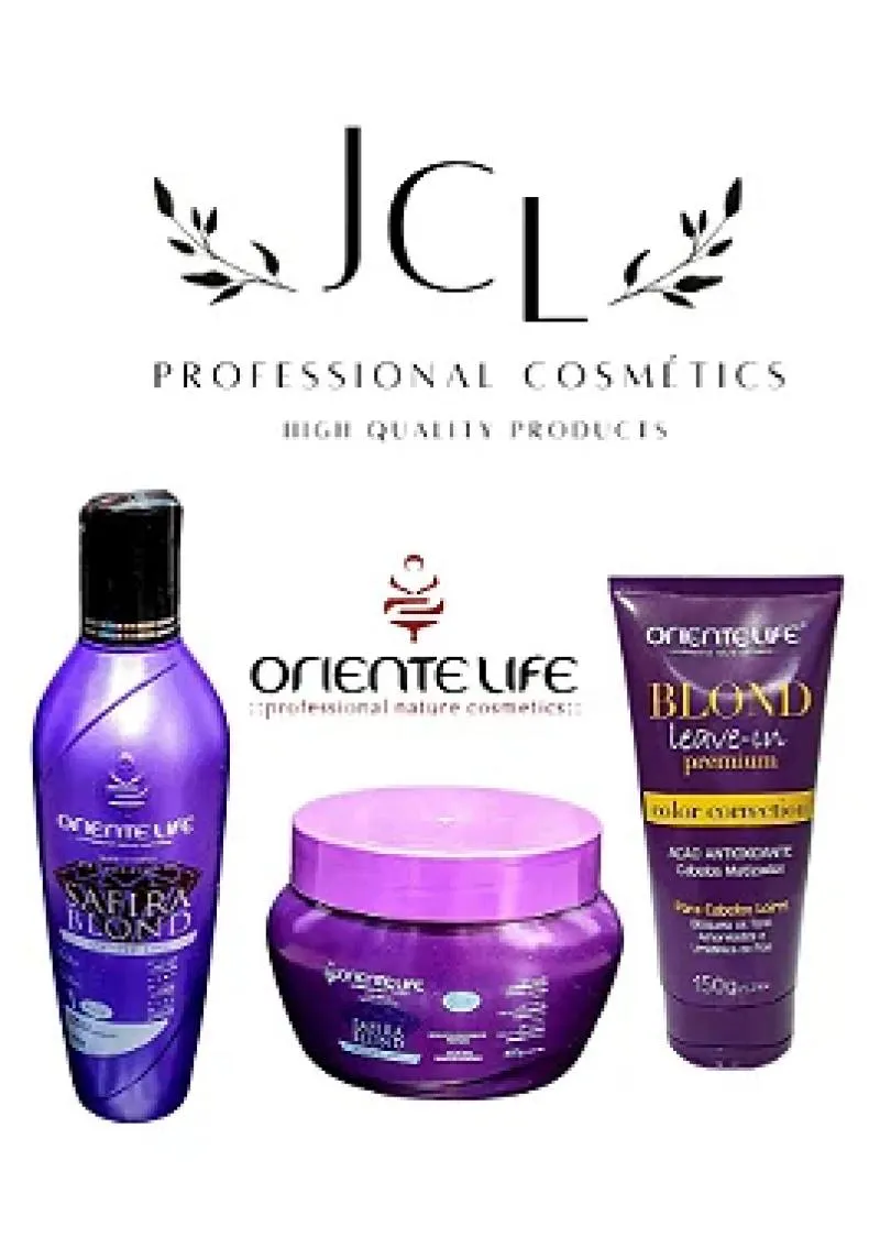 KIT SAFIRA BLOND HOME CARE ORIENTE LIFE