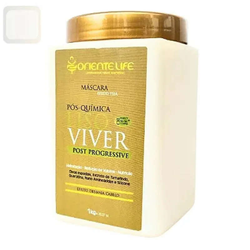LISO VIVER MáSCARA PóS QUíMICA E PROGRESSIVA ORIENTE LIFE