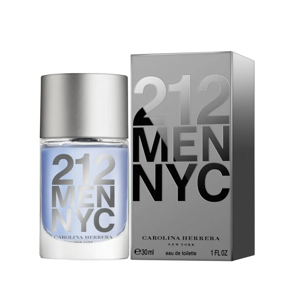Perfume Masculino Eau De Toilette Carolina Herrera 212 Men - 30Ml