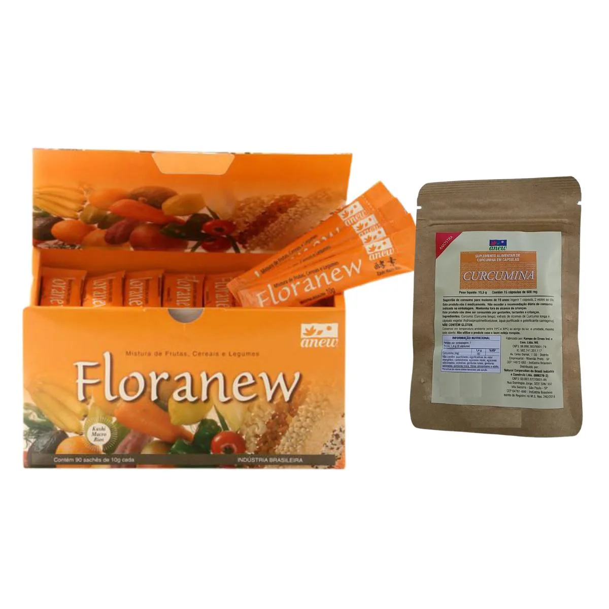 FLORANEW ANEW 90 SACHêS + SACHê 15 CAPS CURCUMINA ANEW