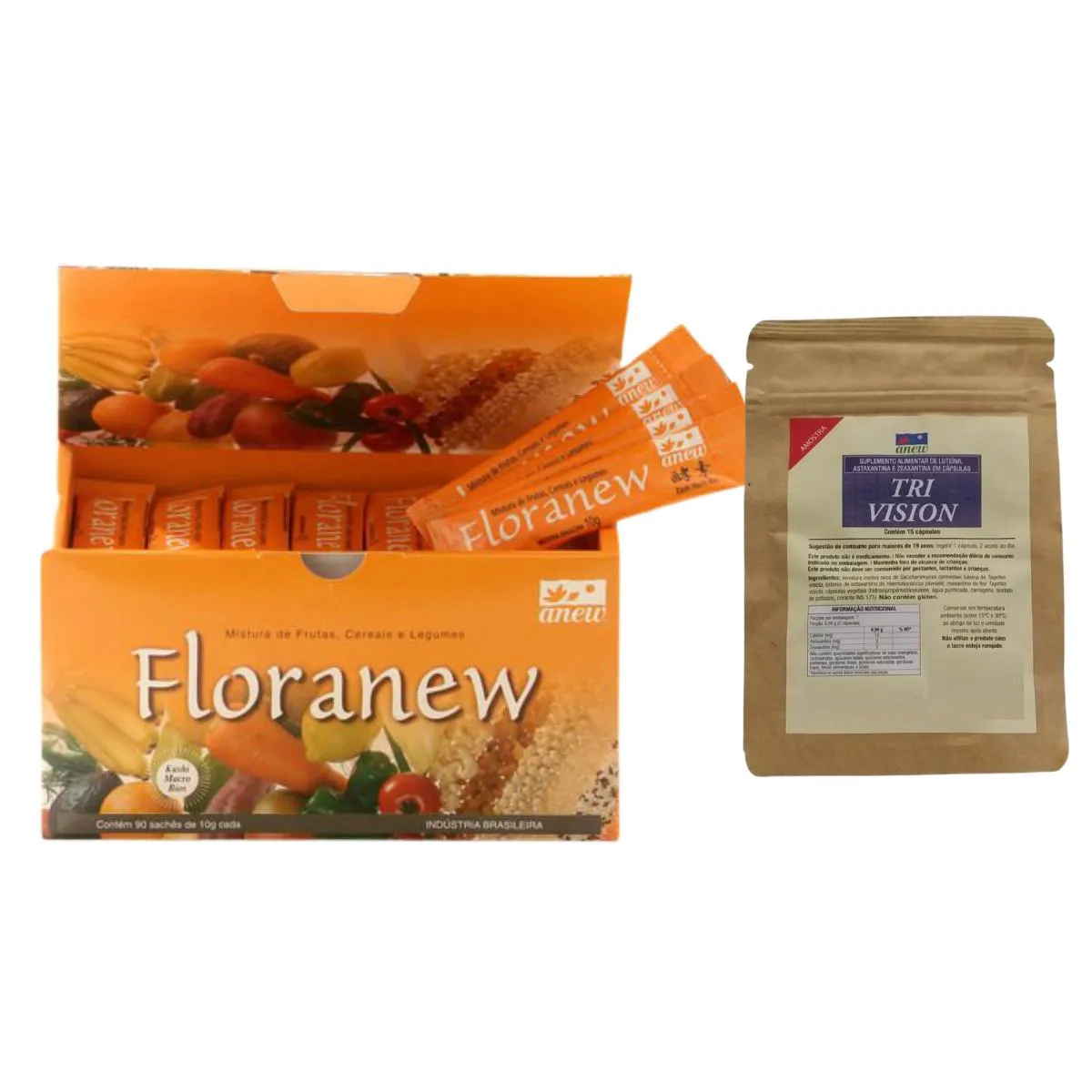 FLORANEW ANEW 90 SACHêS + SACHê 15 CAPS TRI VISION ANEW