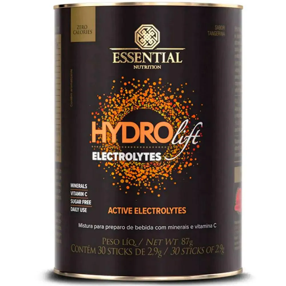 HYDROLIFT ELECTROLYTES TANGERINA - 30 SACHES - ESSENTIAL NUTRITION