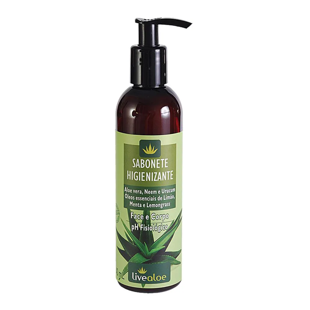 LIVE ALOE SABONETE LIQUIDO HIGIENIZANTE 230G