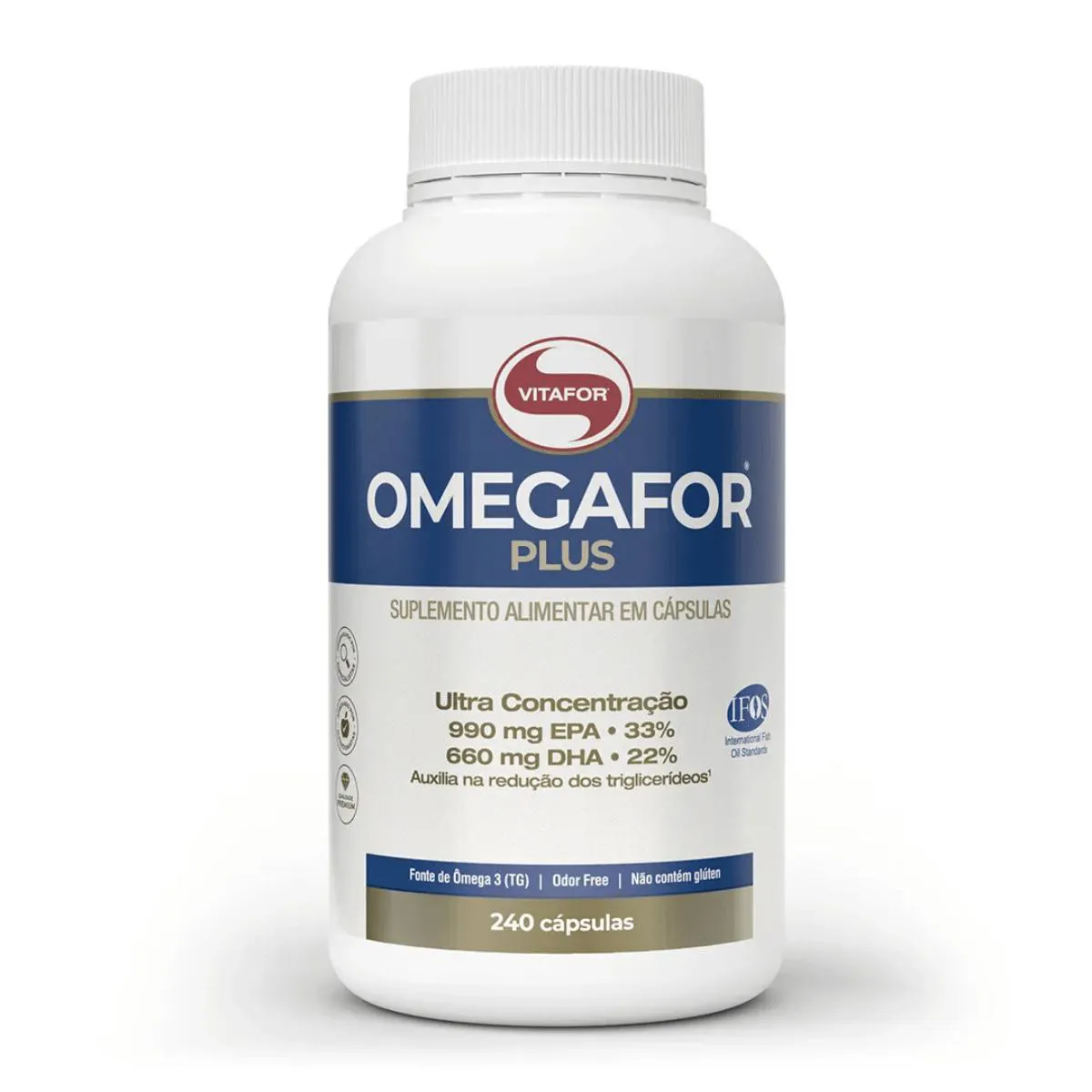 OMEGAFOR PLUS ÔMEGA 3 RICO DHA EPA  240 CAPS VITAFOR