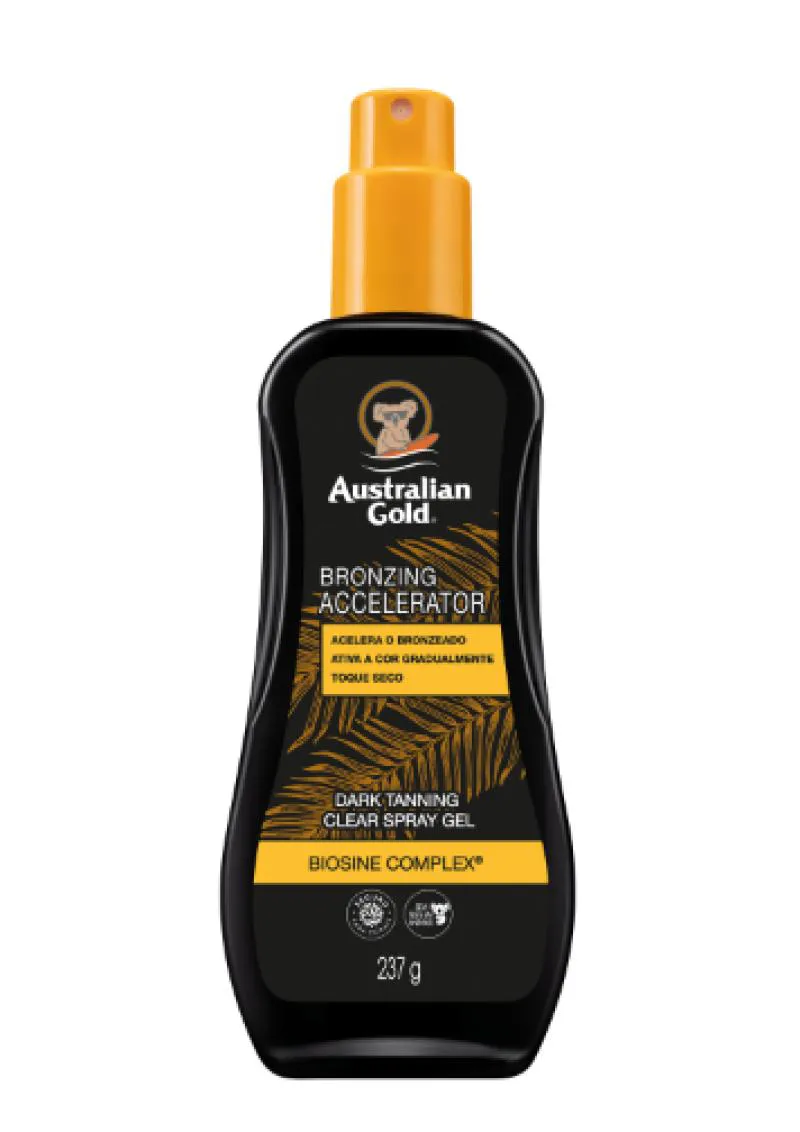 BRONZEADOR SPRAY GEL AUSTRALIAN GOLD BRONZING ACCELERATOR 237G