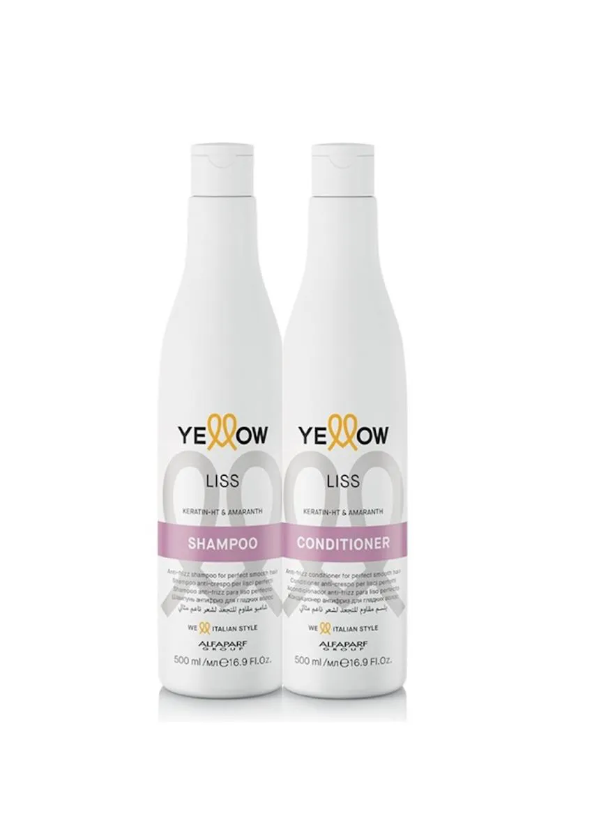 KIT SHAMPOO E CONDICIONADOR YELLOW LISS PEQUENO
