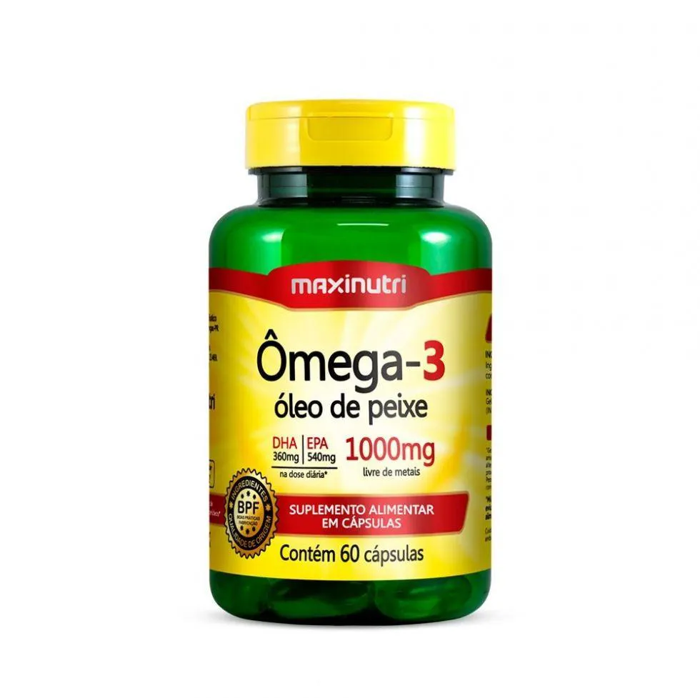 ÔMEGA 3 1000MG (60 CAPS) - PADRãO: ÚNICO