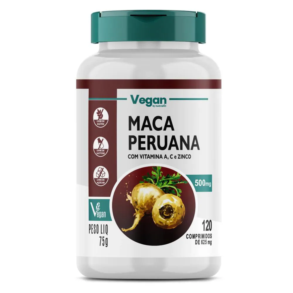 MACA PERUANA + VITAMINA A, C E Z - 120 COMPRIMIDOS NUTRALIN Neutro