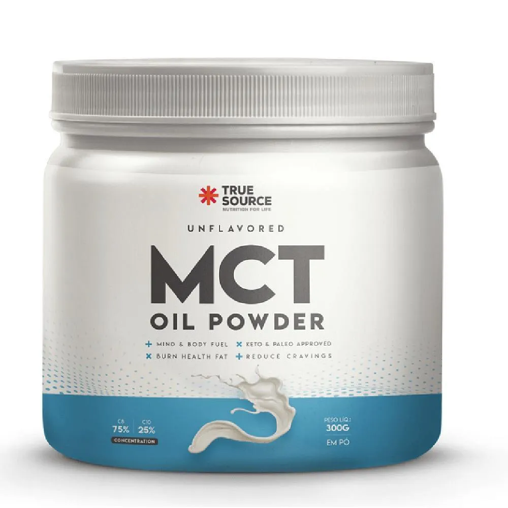 MCT OIL POWDER 300G TRUE SOURCE Neutro