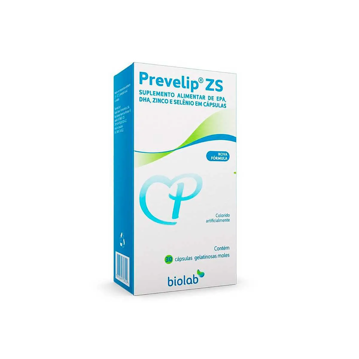 Prevelip Zs Suplemento Alimentar 30 cápsulas