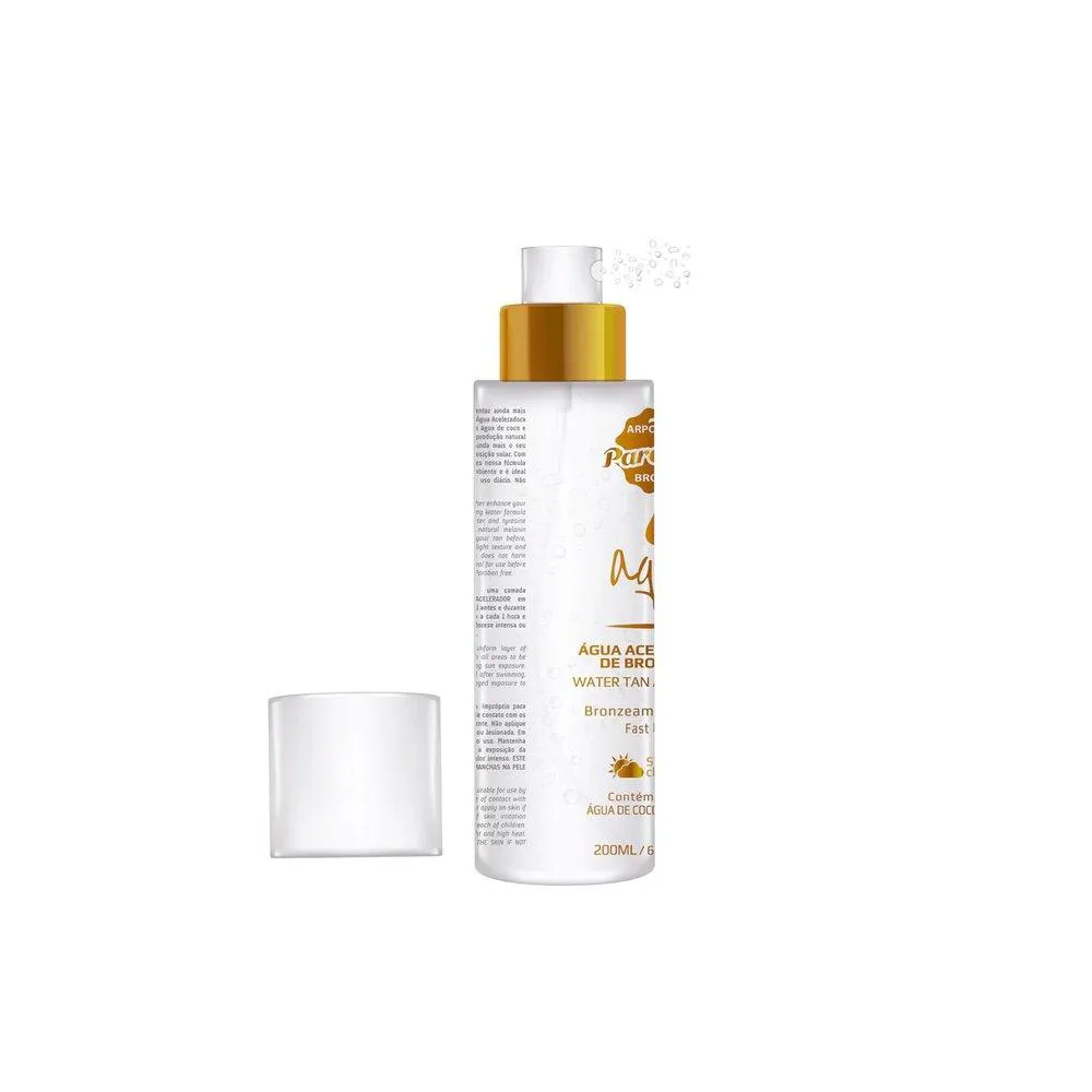 ACELERADOR DE BRONZEADOR PARAFINA BRONZE ARPOADOR PARAFINA AQUA 200ML