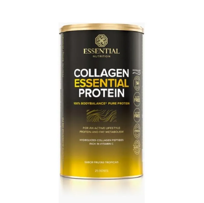 COLLAGEN ESSENTIAL PROTEIN - SABOR: FRUTAS TROPICAIS (427,5G)