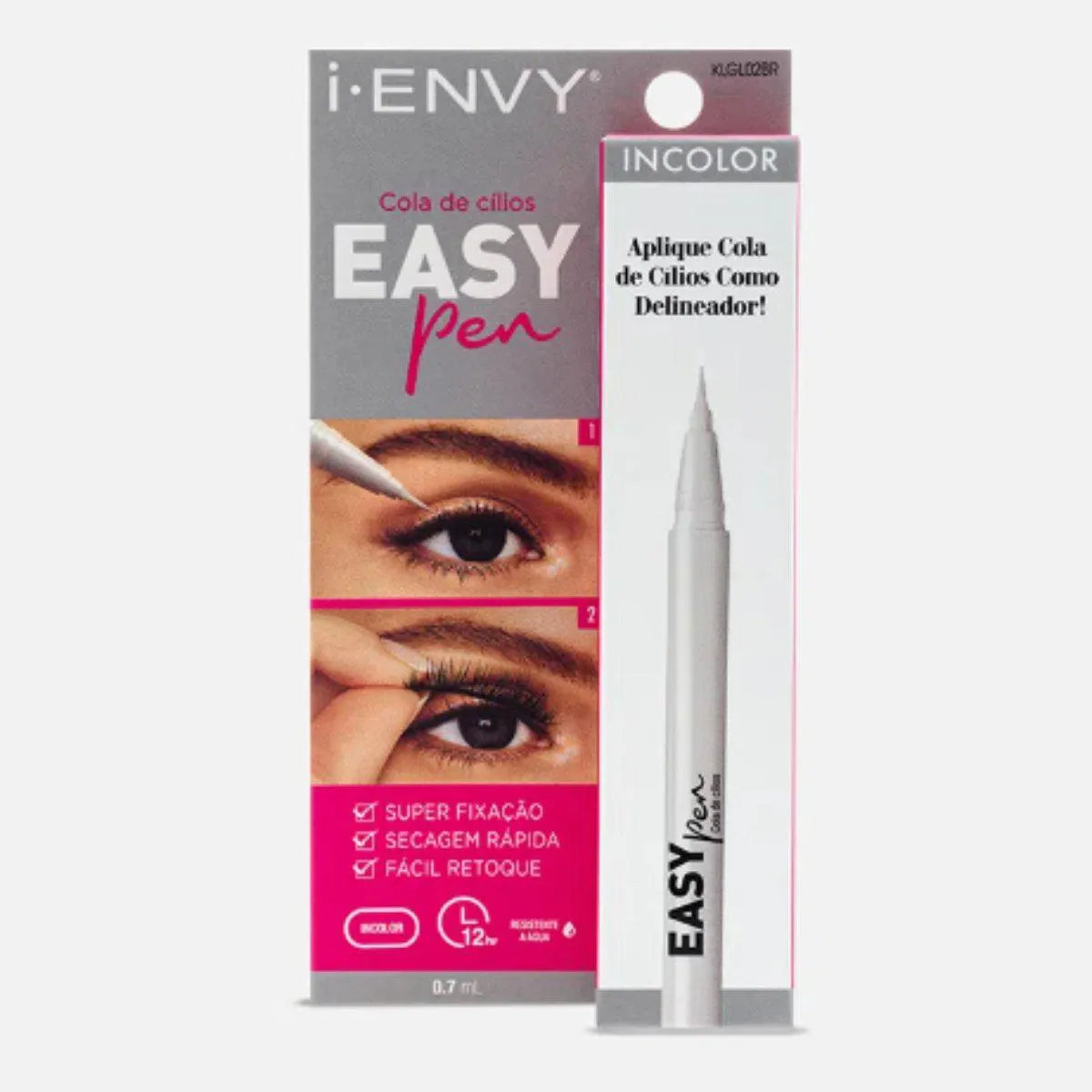 COLA PARA CÍLIOS POSTIÇOS DELINEADORA EASY PEN INCOLOR - KISS NEW YORK