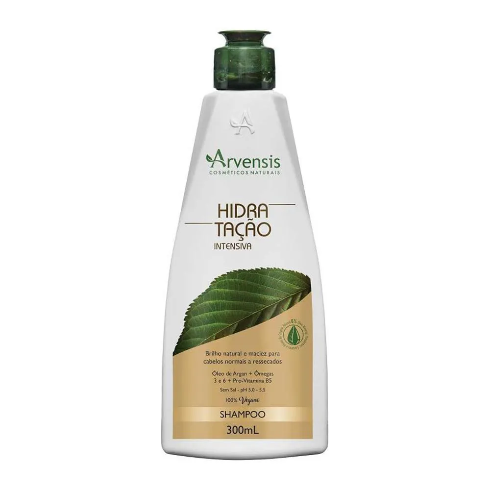 Shampoo Vegano Arvensis Hidratação Intensiva Hidratação Profunda 300ml