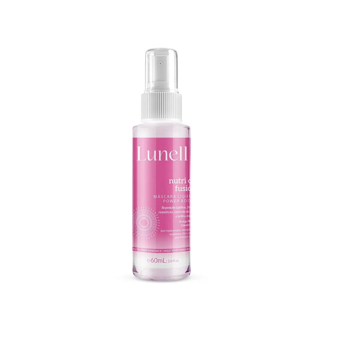 MáSCARA LíQUIDA LUNELL POWER BOOST NUTRI OIL FUSION 60ML