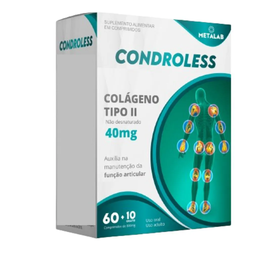 CONDROLESS COLÁGENO TIPO 2 40MG 60  COMPRIMIDOS 
