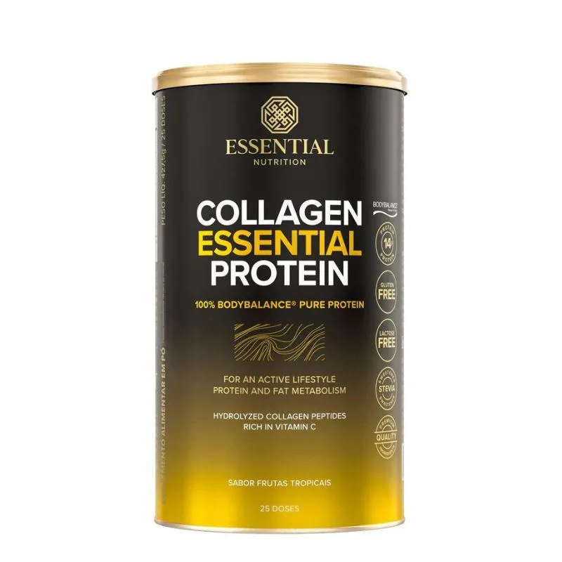 COLLAGEN ESSENTIAL PROTEIN FRUTAS TROPICAIS ESSENTIAL NUTRITION 427,5G