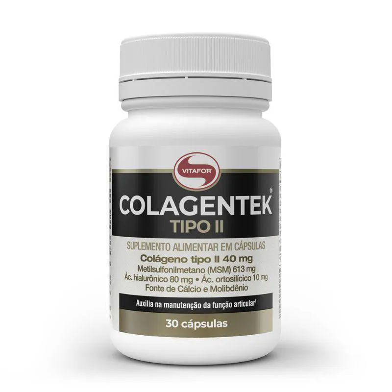 COLAGENTEK TIPO II VITAFOR 790ML 30CAPS