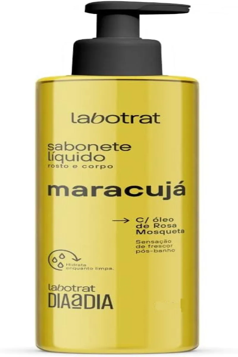 SABONETE LíQUIDO CORPO E ROSTO LABOTRAT MARACUJá 190G