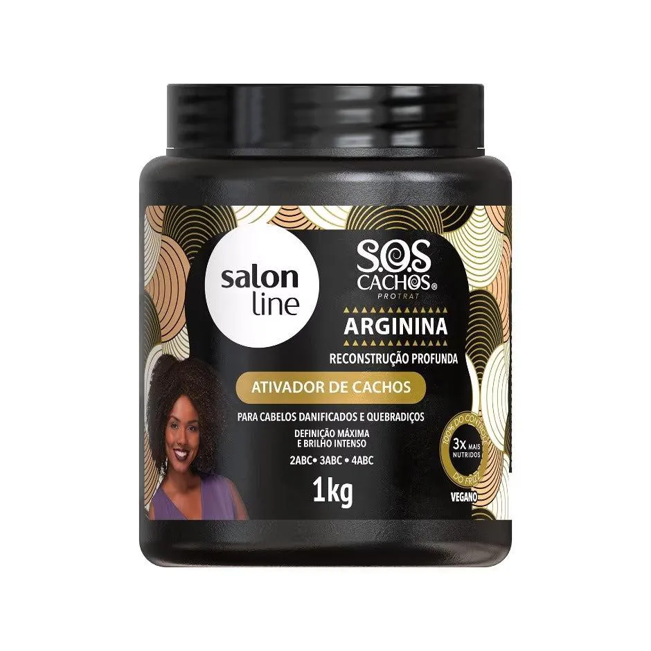 ATIVADOR DE CACHOS SALON LINE SOS RECONSTRUçãO 1KG
