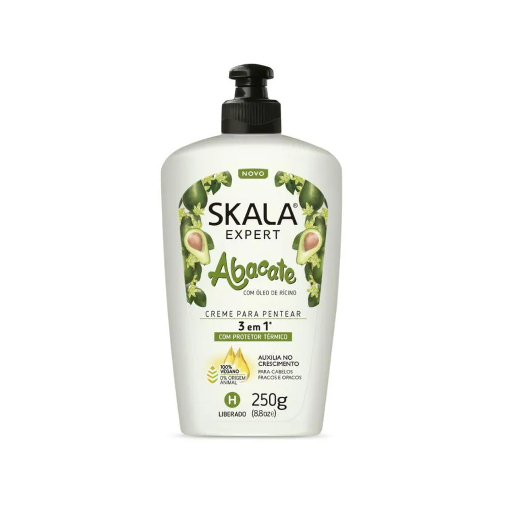 CREME PARA PENTEAR SKALA EXPERT 3X1 ABACATE 250GR